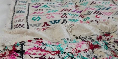 kilim marroquí detalle